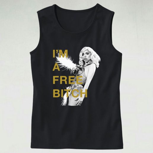 Lady Gaga Im A Free Bitch 70s Tank Top Style