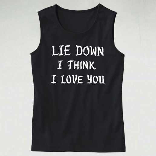 Lie Down I Think I Love You 70s Tank Top Style