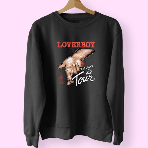 Loverboy Get Lucky Tour 1982 Album Style 70s Sweatshirt Inspired