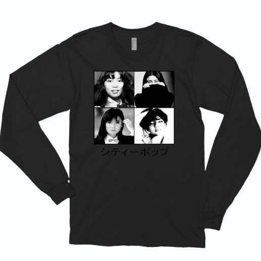 Mariya Takeuchi Jpop City Pop 70s Long Sleeve T shirt