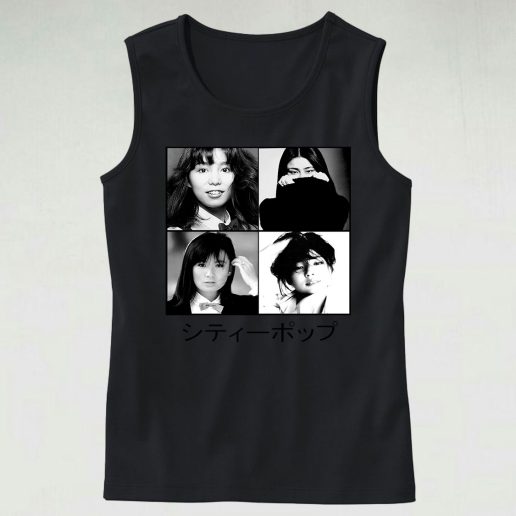 Mariya Takeuchi Jpop City Pop 70s Tank Top Style