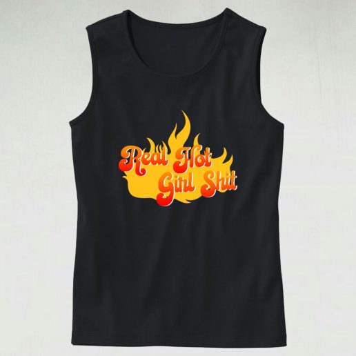 Megan Thee Stallion Real Hot Girl Flame 70s Tank Top Style