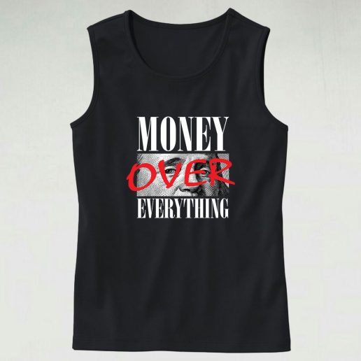 Money Over Everything Vintage 70s Tank Top Style