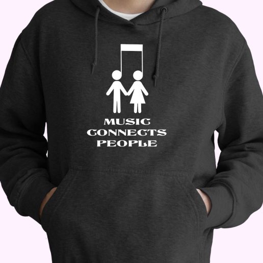 Music Connects People 70s Basic Hoodie 1.jpeg