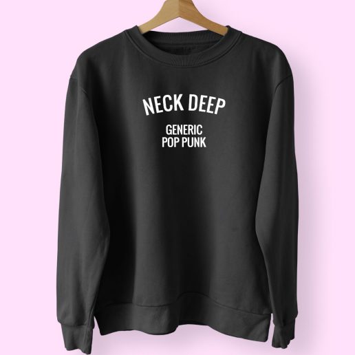 Neck Deep Generic Pop Punk Vintage 70s Sweatshirt