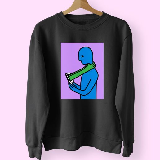 Nomophobia Phone Addiction Vintage 90s 70s Sweatshirt Inspired