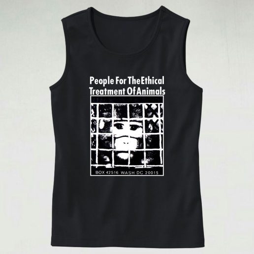 People For The Ethical Treatment Of Animals 70s Tank Top Style