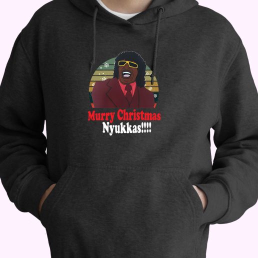 Pinky Murry Christmas Nyukkas Sunrise 70s Basic Hoodie 1.jpeg