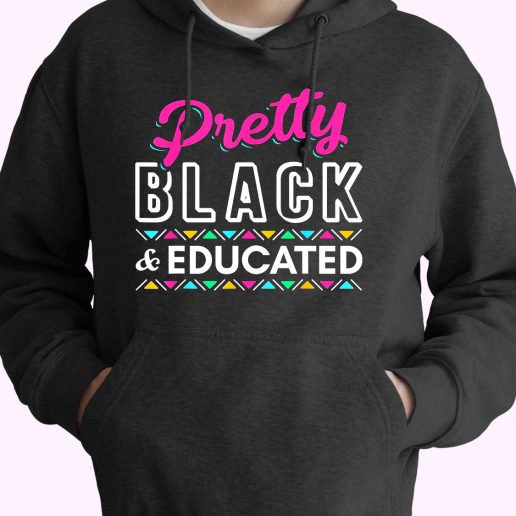 Pretty Black And Educated Black African 80s Oversized Hoodie