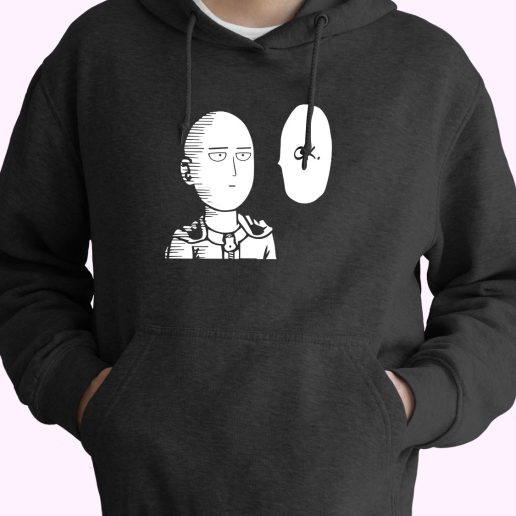 Punch Man Ok 70s Basic Hoodie 1.jpeg