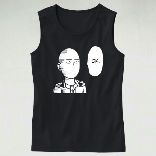 Punch Man Ok Casual Tank Top Outfit