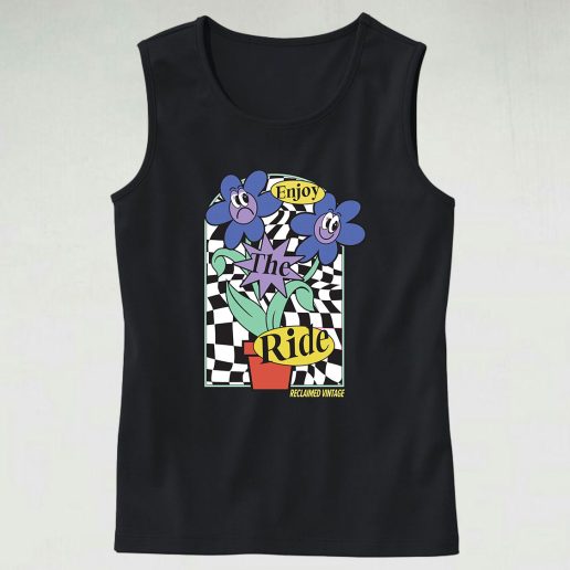 Reclaimed Enjoy The Ride Vintage 80s Style 70s Tank Top Style