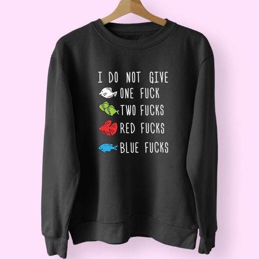 Red Fucks Blue Fucks 70s Sweatshirt Inspired