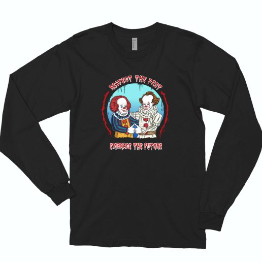 Respect The Past Embrace The Future 70s Long Sleeve T shirt