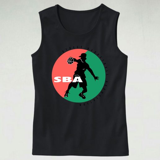 SBA Street Basketball Association 70s Tank Top Style