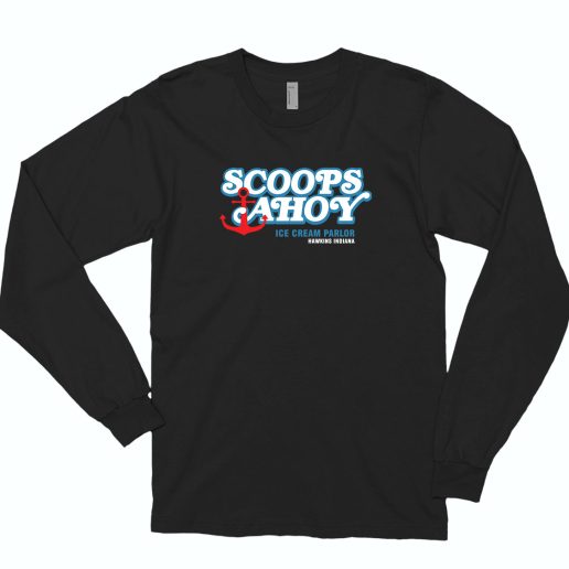 Scoops Ahoy 70s Long Sleeve T Shirt