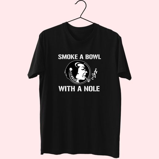 Smoke A Bowl With A Nole Black 70s T Shirt Outfit