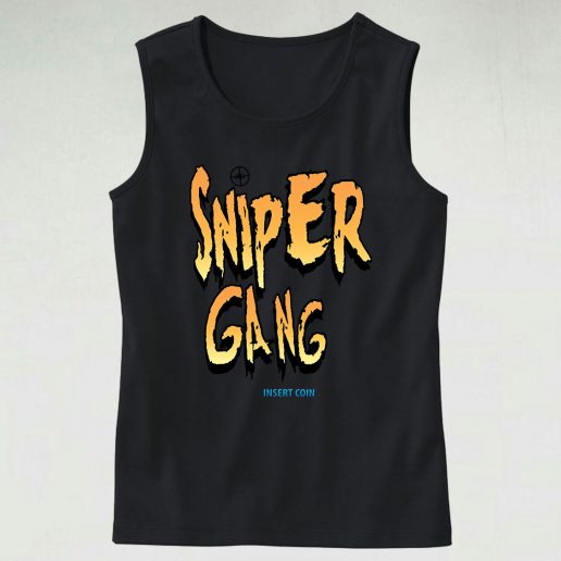 Sniper Gang Fighter 70s Tank Top Style