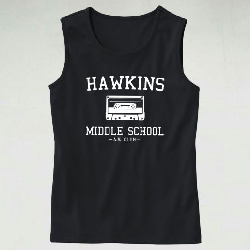 Stranger Things Hawkins Av Club Casual Tank Top Outfit