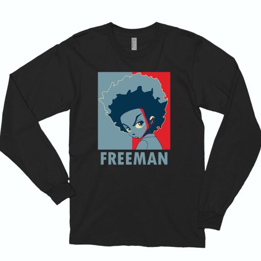 The Boondocks TV Series Huey Freeman 70s Long Sleeve T shirt