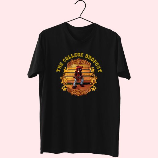 The College Dropout Kanye West 70s T Shirt Outfit