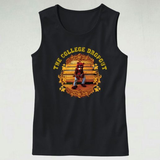 The College Dropout Kanye West 70s Tank Top Style