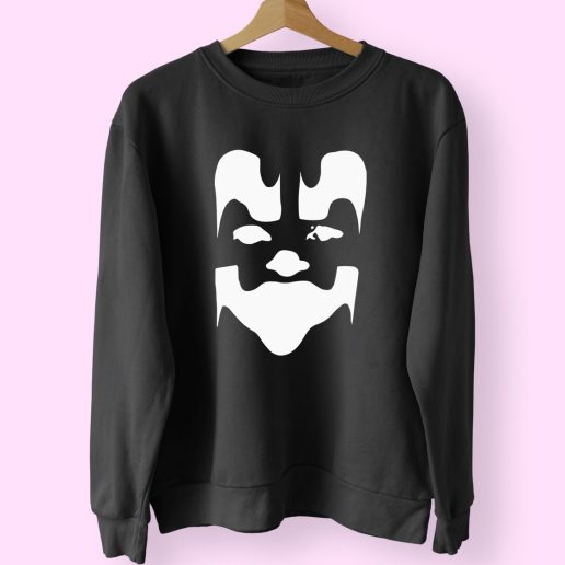 The Face of Insane Clown Posse b 70s Sweatshirt Inspired