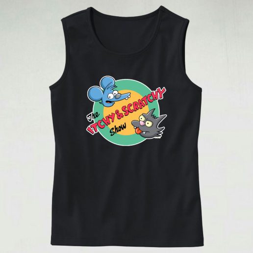 The Itchy & Scratchy Show 80s Casual Tank Top Outfit