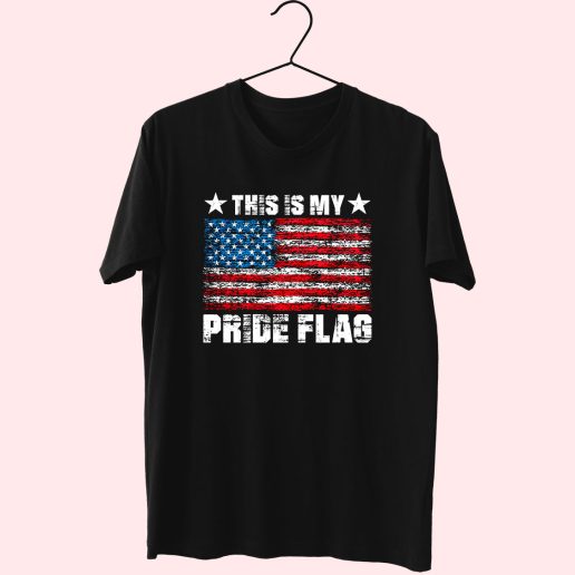 This My American Pride Flag 80s T Shirt Fashion