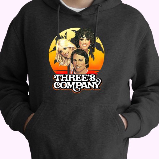 Threes Company Classic 90s 70s Basic Hoodie 1.jpeg