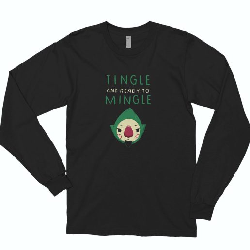 Tingle And Ready To Mingle 70s Long Sleeve T shirt