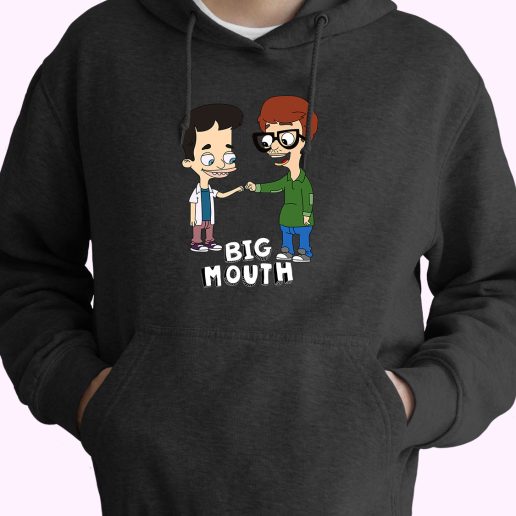 Top Big Mouth Fist Pump 70s Basic Hoodie 1.jpeg