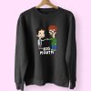 Top Big Mouth Fist Pump 70s Sweatshirt Inspired