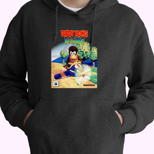 Vintage Diddy Kong Racing 70s Basic Hoodie 1.jpeg