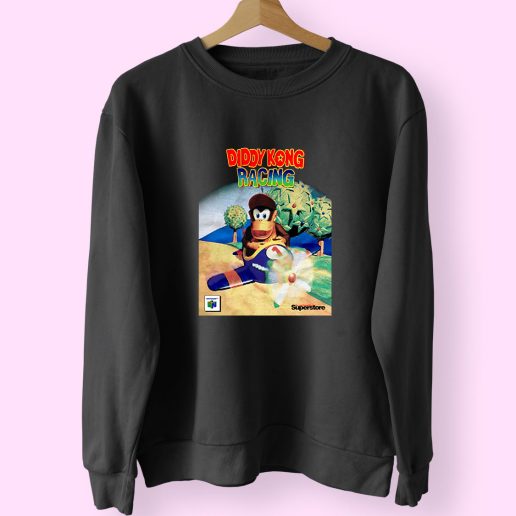 Vintage Diddy Kong Racing 70s Sweatshirt Inspired