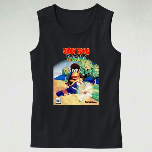 Vintage Diddy Kong Racing 70s Tank Top Style