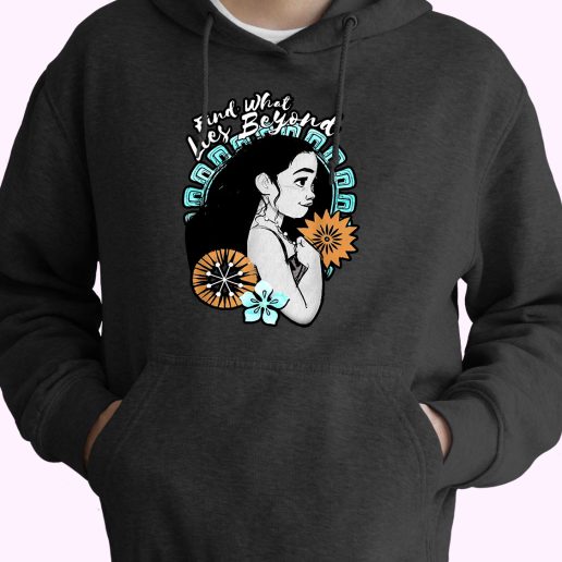 What Lies Beyond Quotes 80s Oversized Hoodie