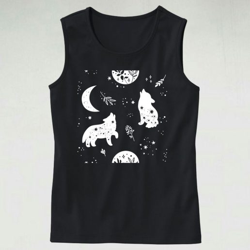 Wolf Silhouette Tank Top Outfit