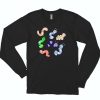 Worm Expression 80s Long Sleeve T Shirt Style