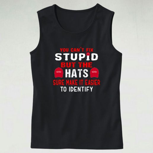 You can't fix stupid but the heats 70s Tank Top Style