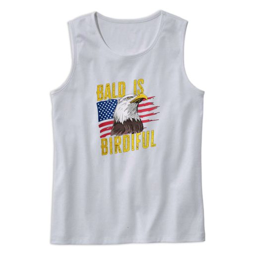 Bald Is Beautiful 4th Of July Tank Top Outfit