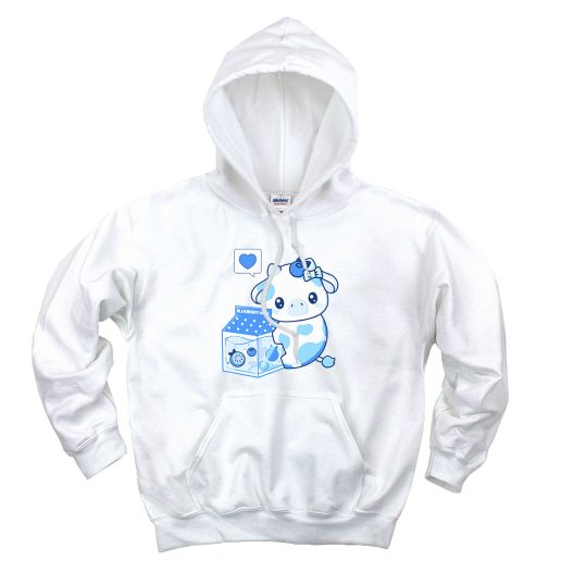 Blueberry Milk Cow Cute Hoodie