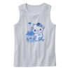 Blueberry Milk Cow Cute Tank Top