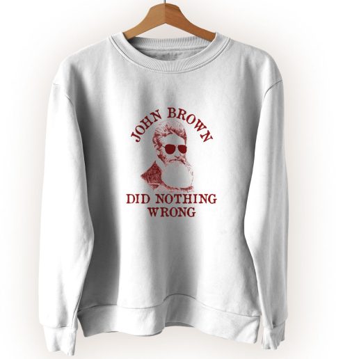 Brown Did Nothing Wrong Cute Sweatshirt Style