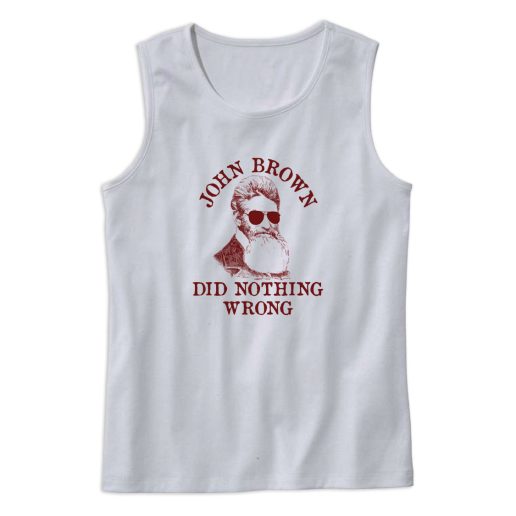 Brown Did Nothing Wrong Cute Tank Top