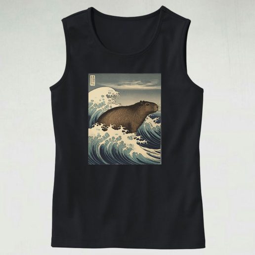 Capybaras On The Wave Cute Tank Top