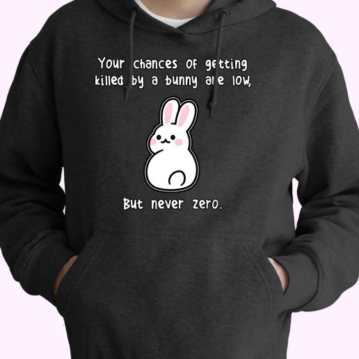 Cute Rabbit Quotes Zero Cute Hoodie