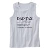 Funny Dad Tax Definition Tank Top Outfit