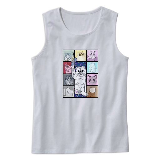 Funny Eras Cat Tour Tank Top Outfit