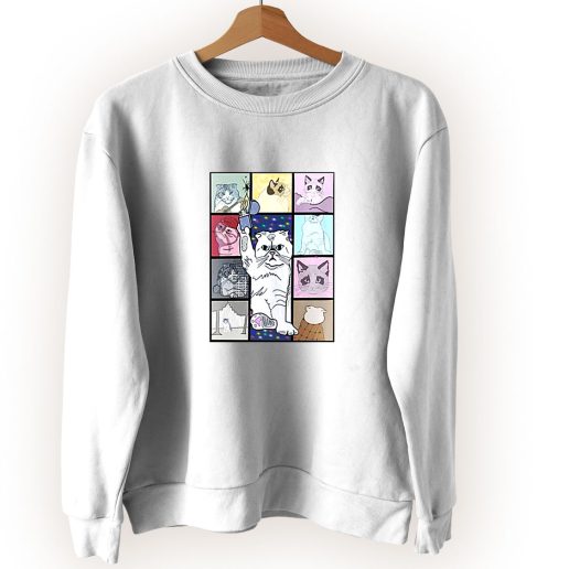 Funny Eras Cat Tour Vintage Sweatshirt